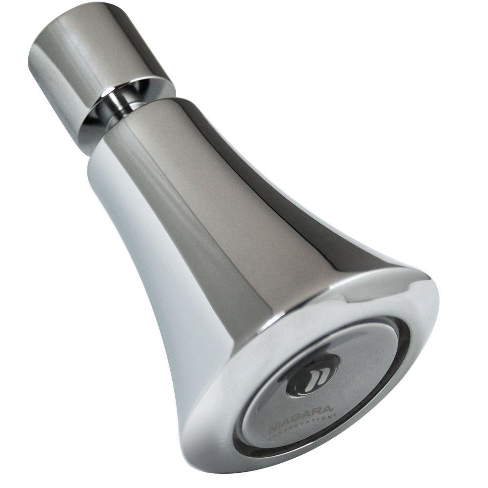 UPC 732291000062 product image for Niagara Conservation 1-Spray 2.3 in. Single Wall Mount Fixed Shower Head in Chro | upcitemdb.com