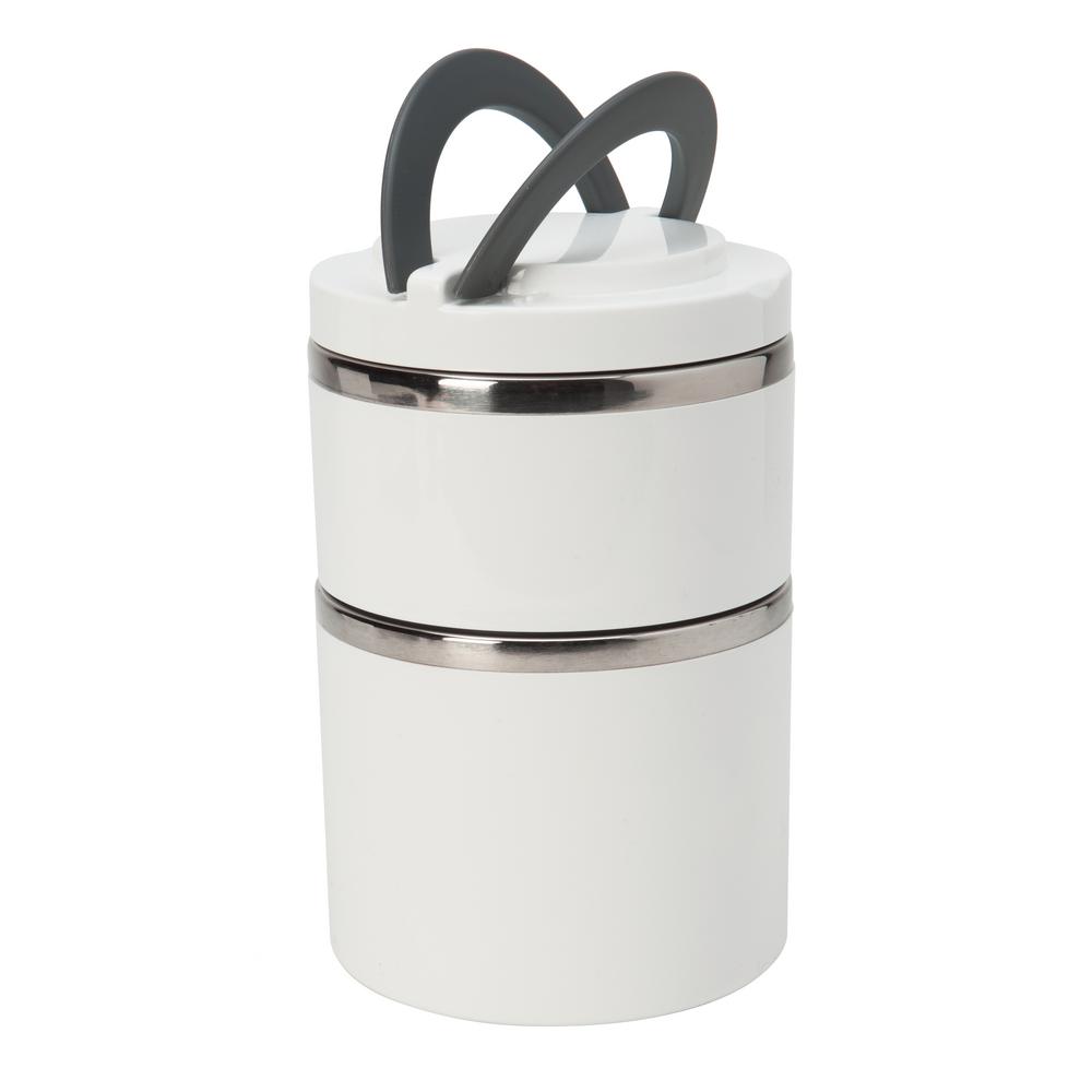 round insulated lunch bag