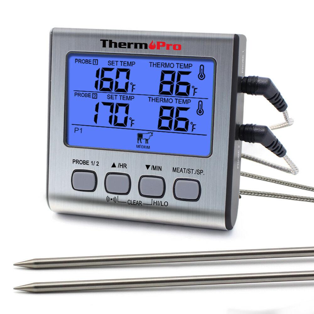 metagio 2 Packs Kitchen Oven Thermometer Oven Grill Fry Chef Smoker Thermometer Instant Read Stainless Steel Thermometer Kitchen Cooking Thermometer for BBQ Baking 50-300℃ Measurement Range