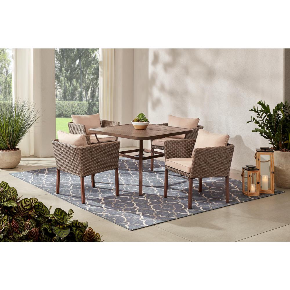 Hampton Bay Bronze Patio Dining Furniture Patio Furniture The Home Depot