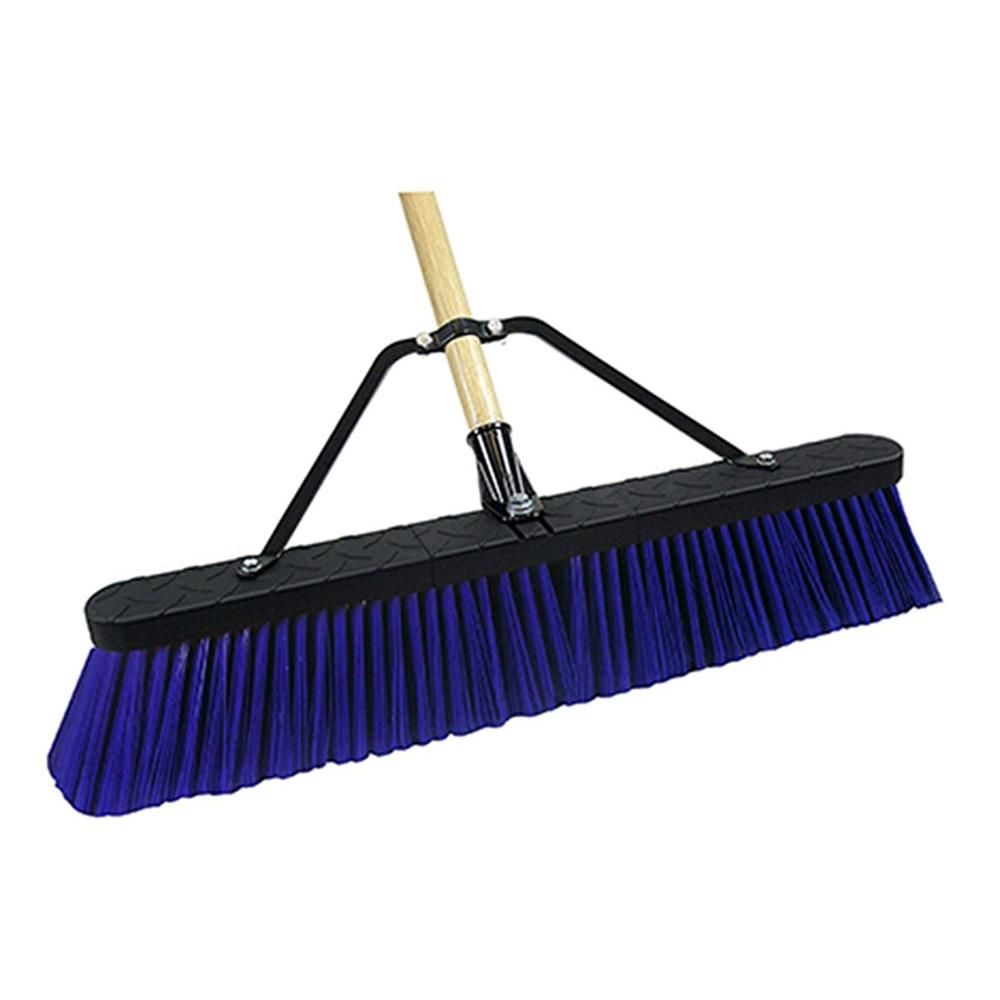 Quickie BULLDOZER 24 in. Indoor/Outdoor Push Broom5381ZQK The Home Depot