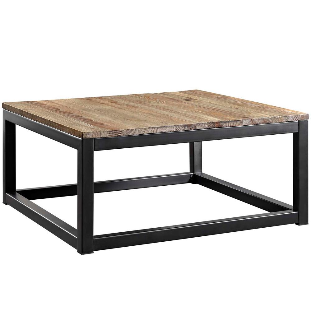 Picket House Furnishings Elliot Cherry Square Coffee Table Attune Brown Coffee Table