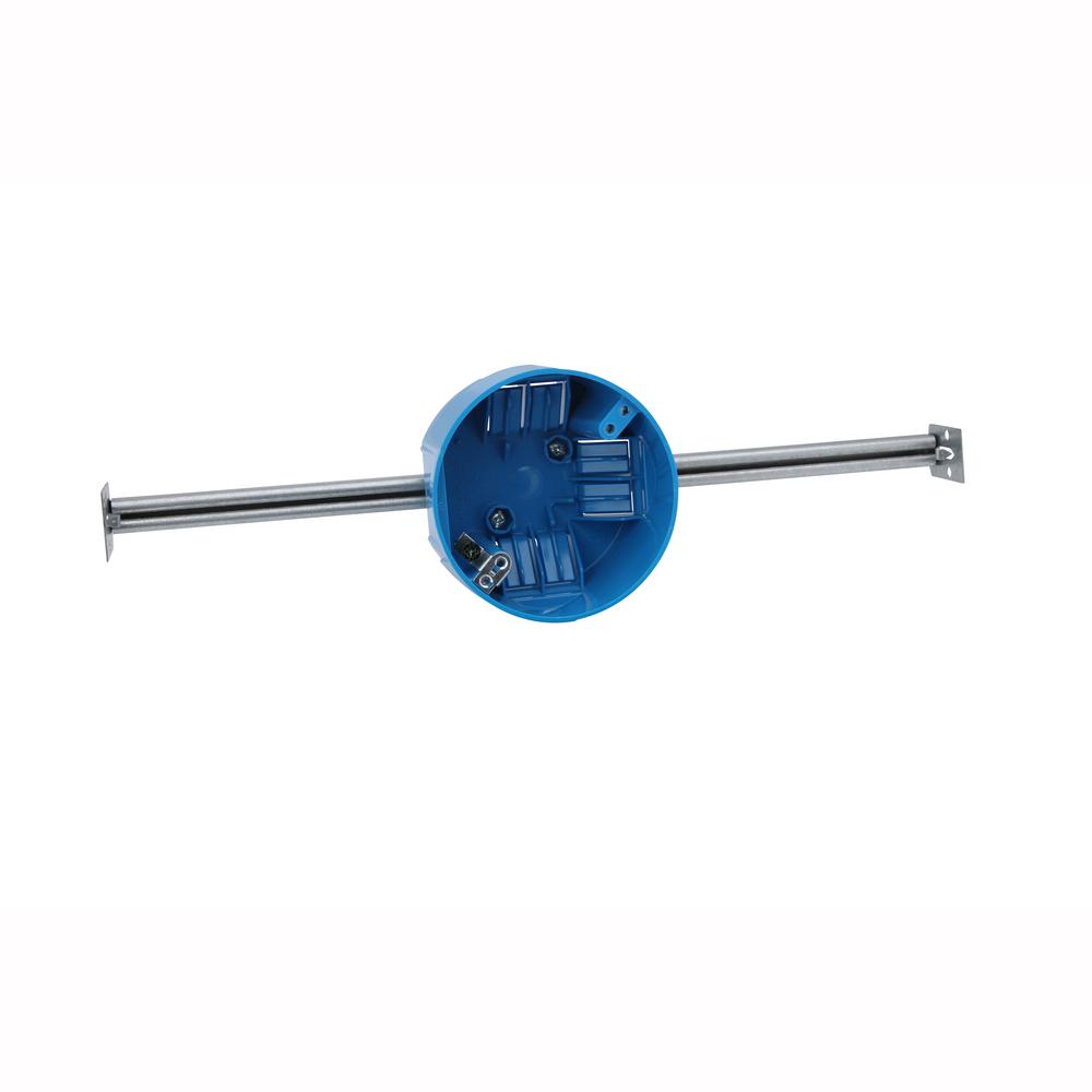 Carlon 20 Cu In New Work Ceiling Electrical Box With Hanger And New Work Ceiling Electrical Box With Hanger And Ground Lug