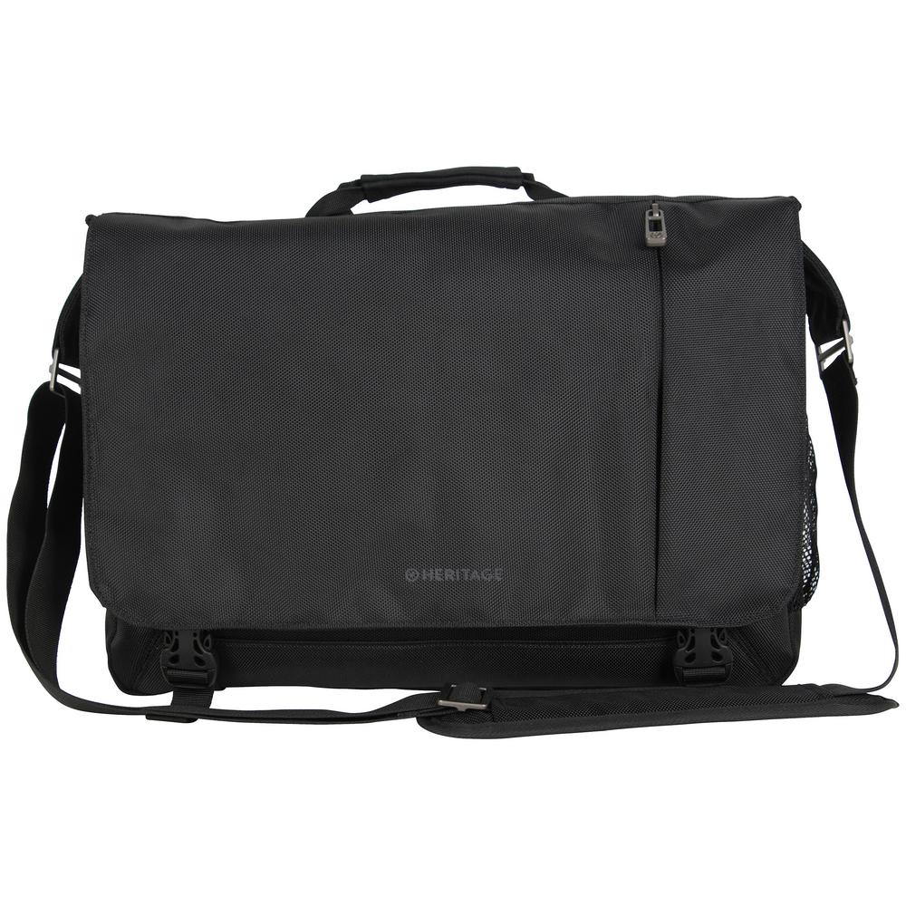 black laptop briefcase