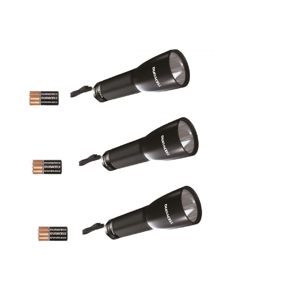 Duracell 250Lumen Led Flashlight (3Pack)TC056 & TE119 The Home Depot