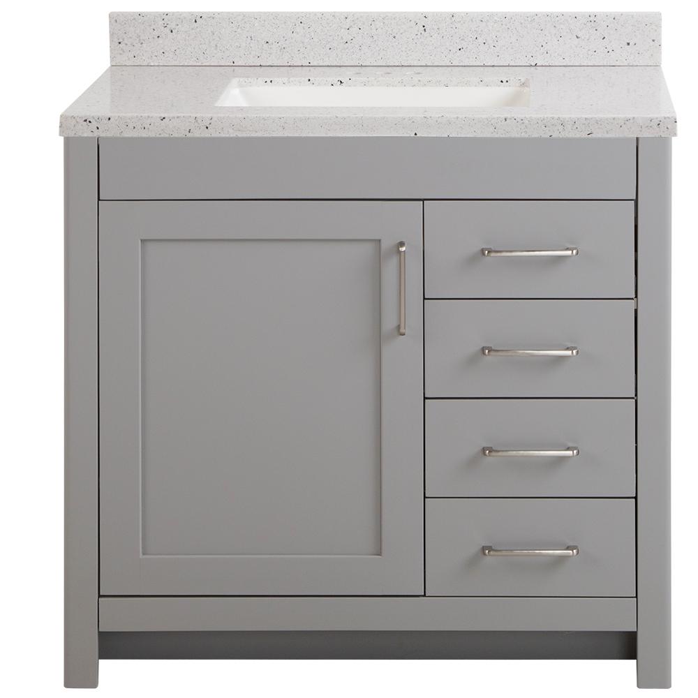 Home Decorators Collection Westcourt 37 in. W x 22 in. D Bath Vanity in