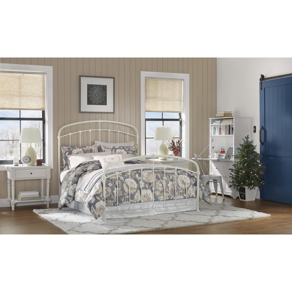 Becky Cameron 14 In White Solid Queen Bed Skirt Ieh Bdsk Q Wh The Home Depot