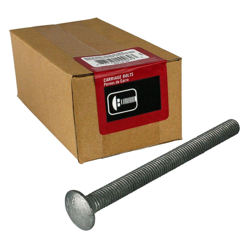 Everbilt 3/8 In.-16 X 8 In. Galvanized Carriage Bolt (25-Pack)-803580 ...