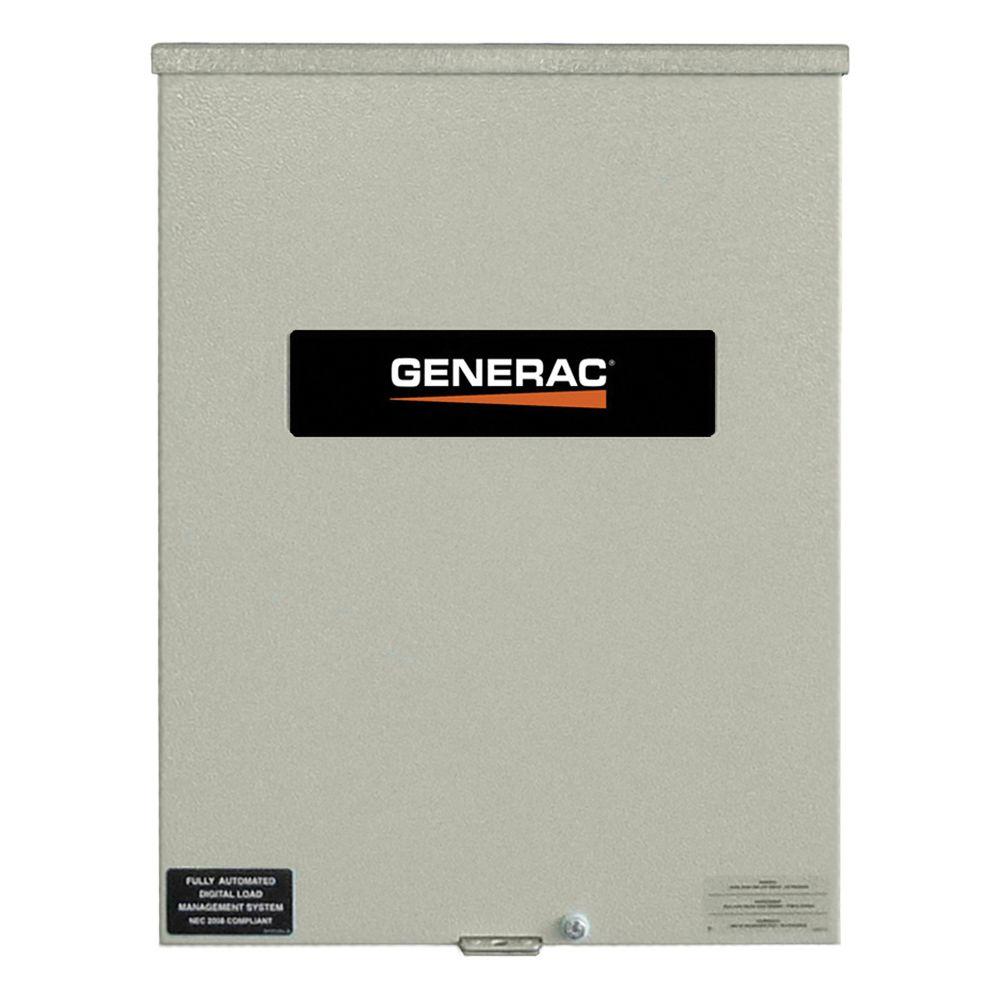 Generac 200 Amp Service Rate Whole House Transfer SwitchRXSW200A3