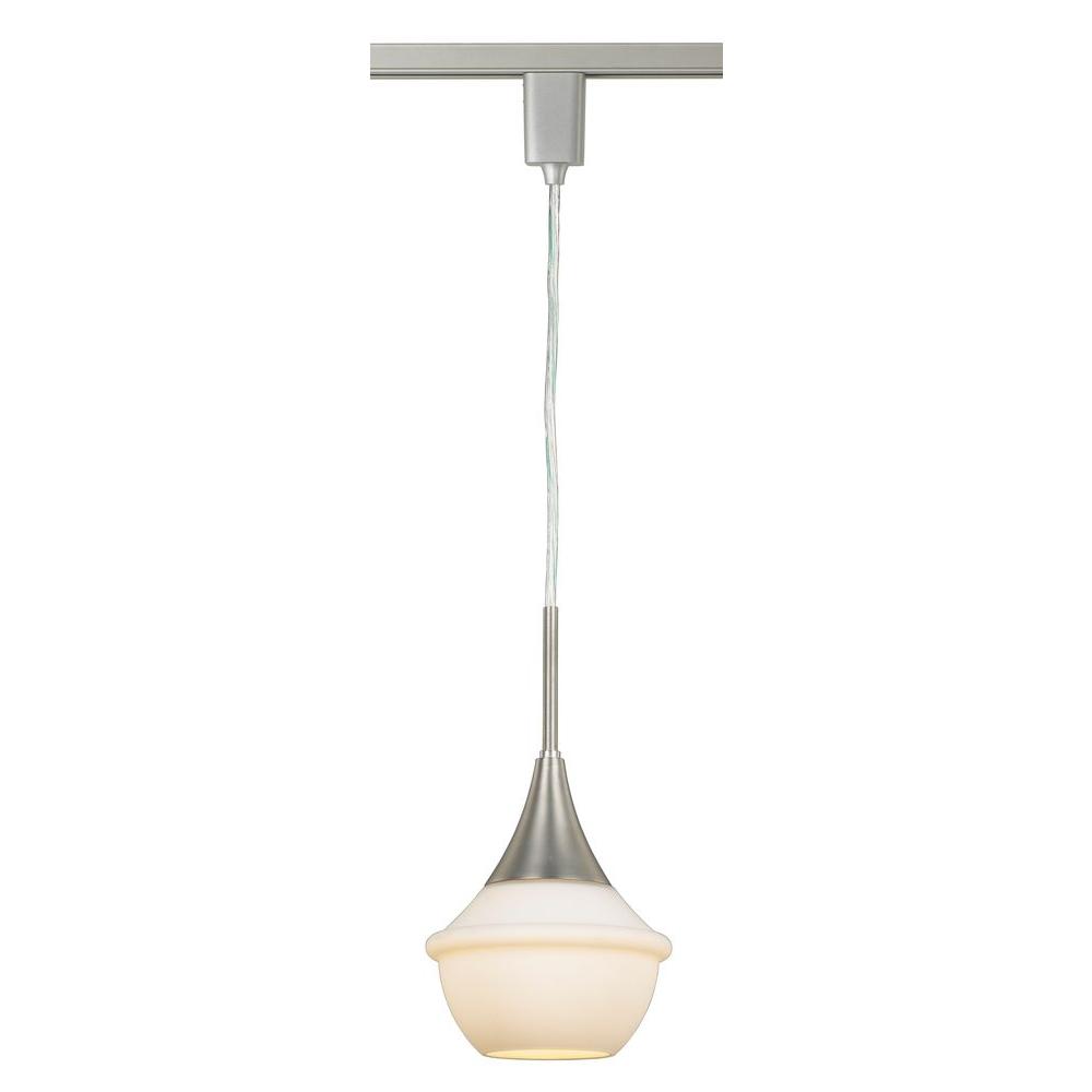 Direct-Lighting Brushed Steel MR16 Square Low Voltage Track Lighting Head