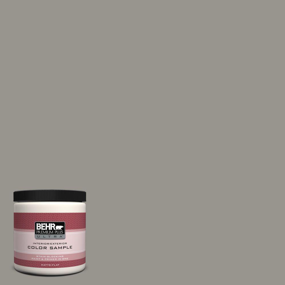 Behr Premium Plus Ultra 8 Oz N360 4 Battleship Gray Matte Interior N360 4 Battleship Gray Matte Interior