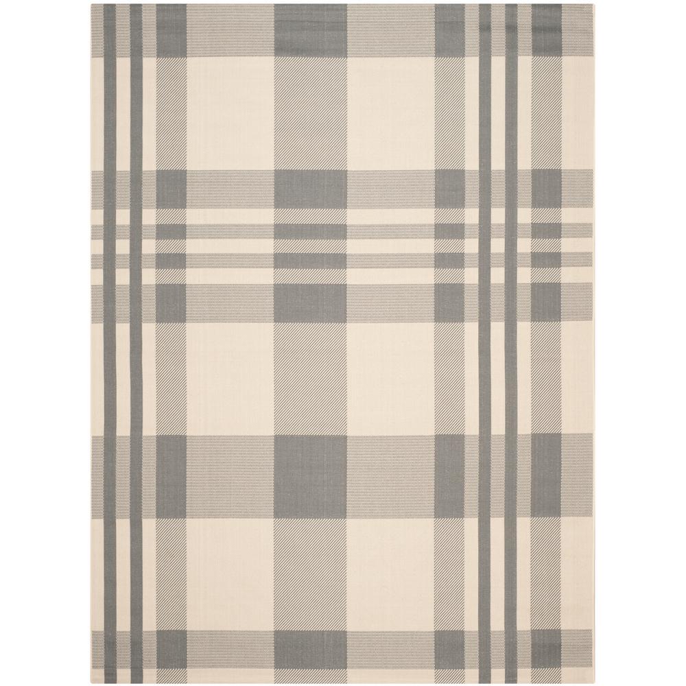 Safavieh Amherst Gray/Light Gray 10 ft. x 14 ft. Indoor/Outdoor ...