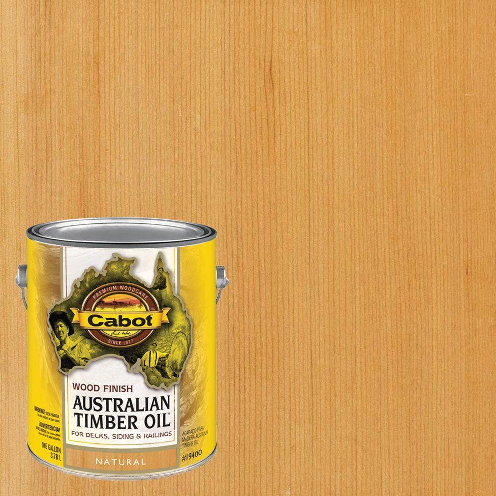 Cabot 1 gal. Natural Australian Timber Oil Exterior Wood Finish, VOC Compliant140.0019400.007 Cabot 1 gal. Natural Australian Timber Oil Exterior Wood Finish, VOC Compliant140.0019400.007