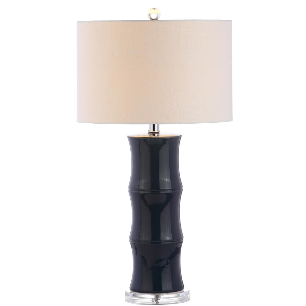Jonathan Y Tiki 26 5 In Navy Ceramic Table Lamp Jyl3015a The Home Jonathan Y Tiki 26 5 In Navy Ceramic Table Lamp