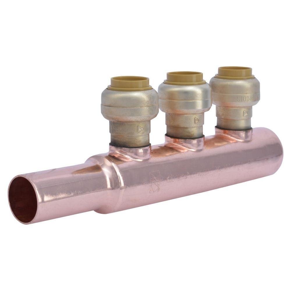 SharkBite 3/4 in. Copper Tube Size Inlet x 1/2 in. PushtoConnect 3