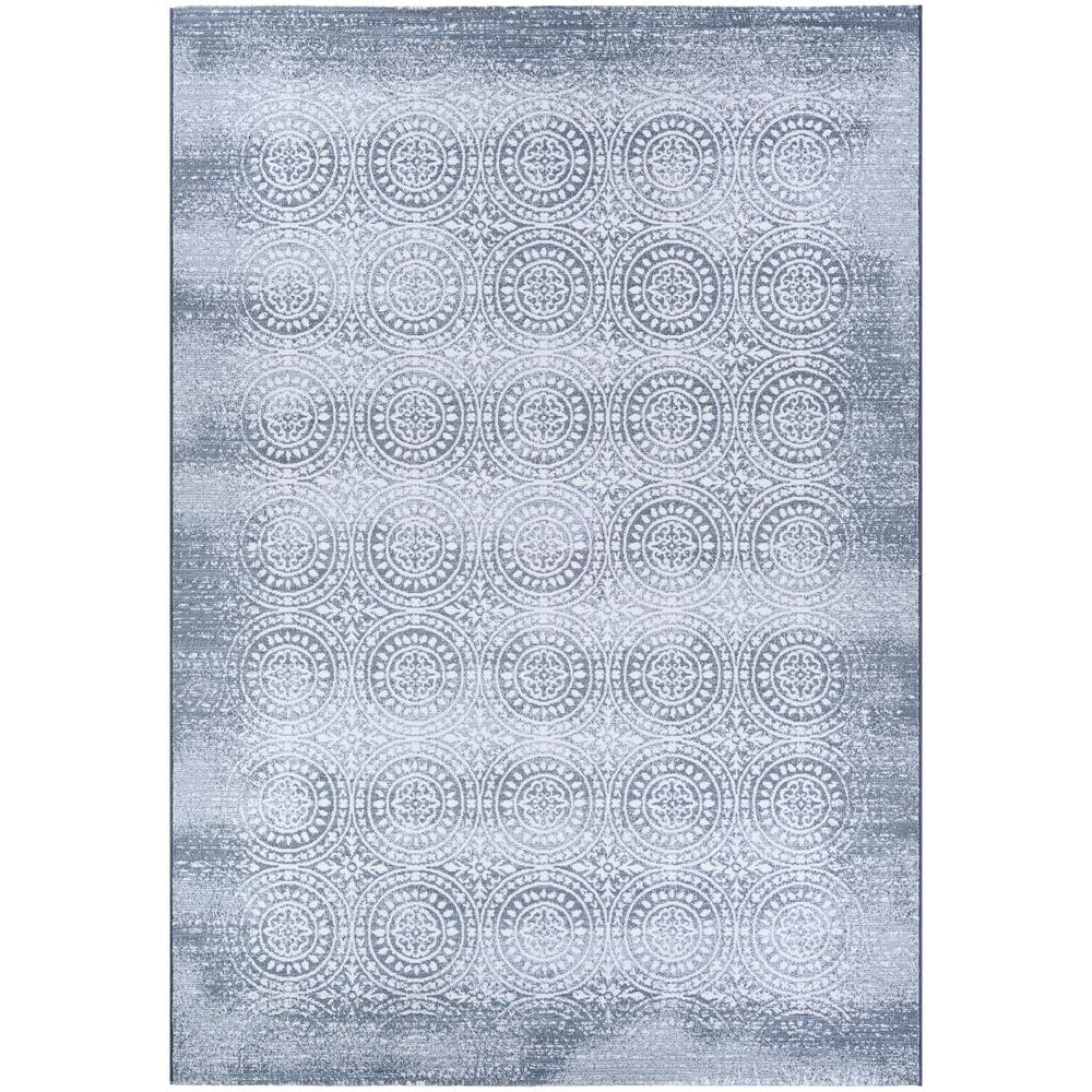 Couristan Marina Unison Slate Blue Pearl 7 Ft X 10 Area Rug