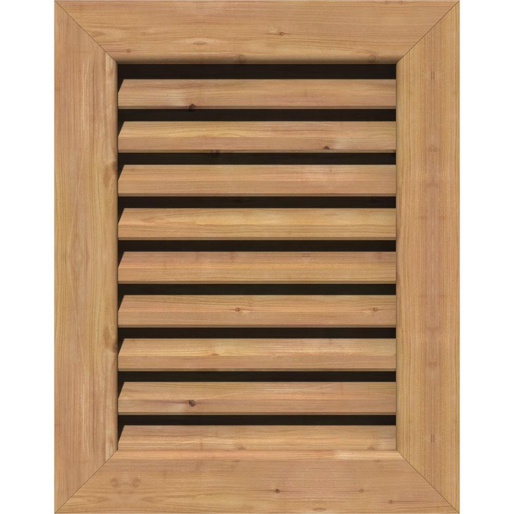 wood - gable vents & louvers - roofing & attic ventilation