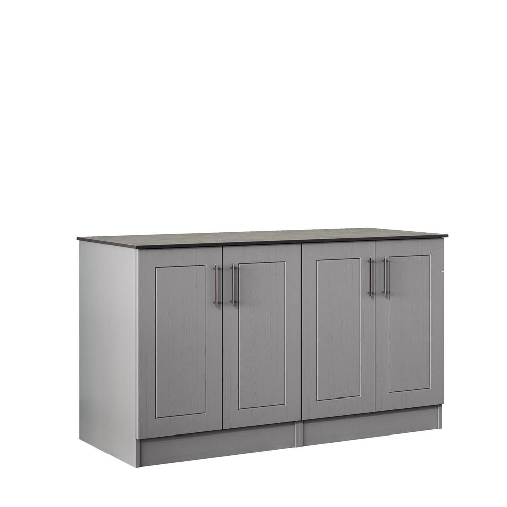 Weatherstrong Palm Beach 59 5 In Outdoor Cabinets With Countertop