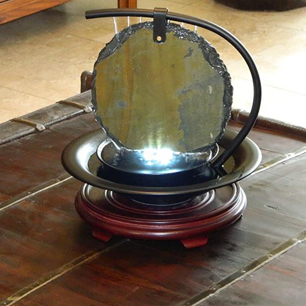 Bluworld Of Water Wonders 15 In Black Slate Zen Moonshadow Fountain Bluworld Of Water Wonders 15 In Black Slate Zen Moonshadow Fountain