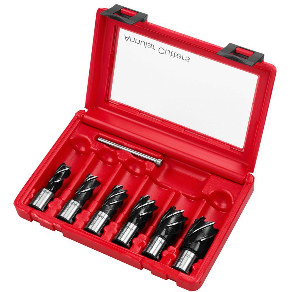 Milwaukee Annular Cutter Kit (6Piece)49228400 The Home Depot
