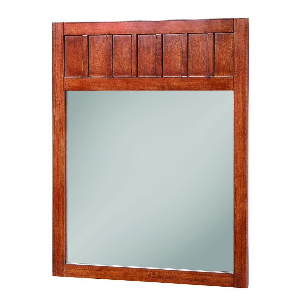 Home Decorators Collection Knoxville 34 in. L x 28 in. W Wall Mirror in