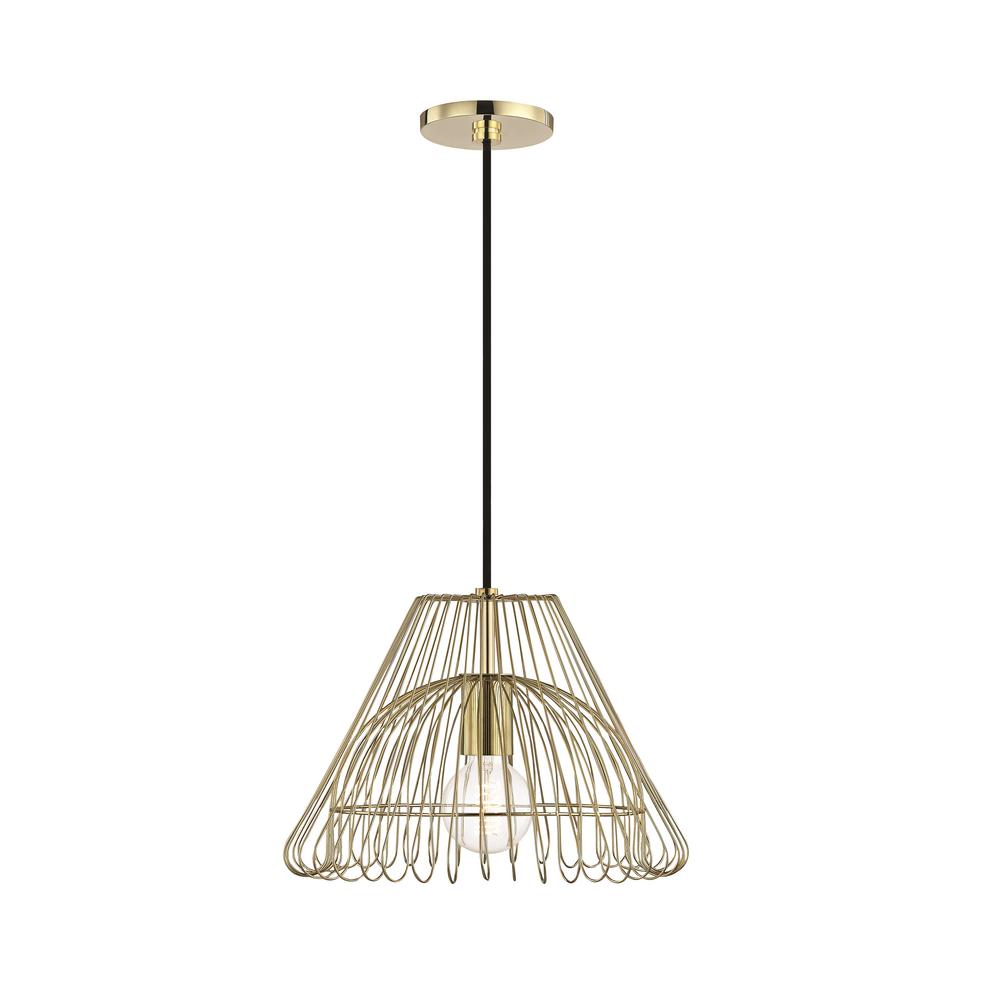 Mitzi By Hudson Valley Lighting Katie 1 Light Polished Br Small Pendant Mitzi By Hudson Valley Lighting Katie 1 Light Polished Br Small Pendant