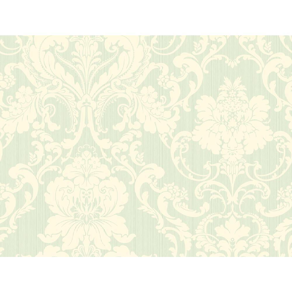 York Wallcoverings Shimmering Topaz Formal Lacey Damask Wallpaper