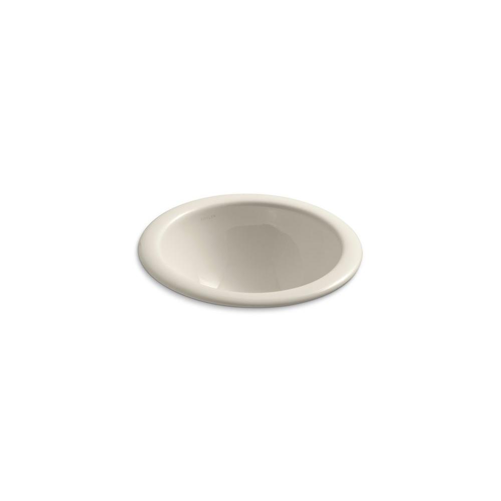 Kohler Comp Drop In Vitreous China Bathroom Sink Almond K 2298 Kohler Comp Drop In Vitreous China Bathroom Sink Almond