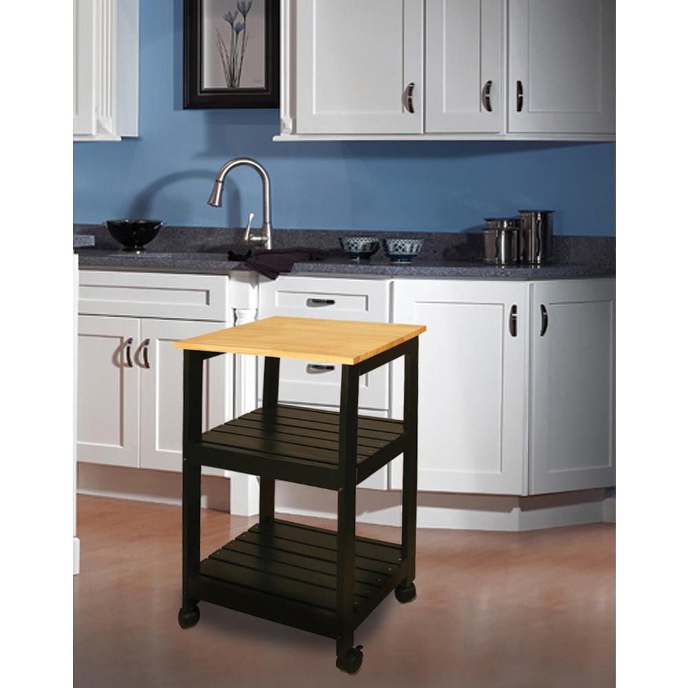 Kitchen Cart Islands Utility Tables Casters Allow Easy ...