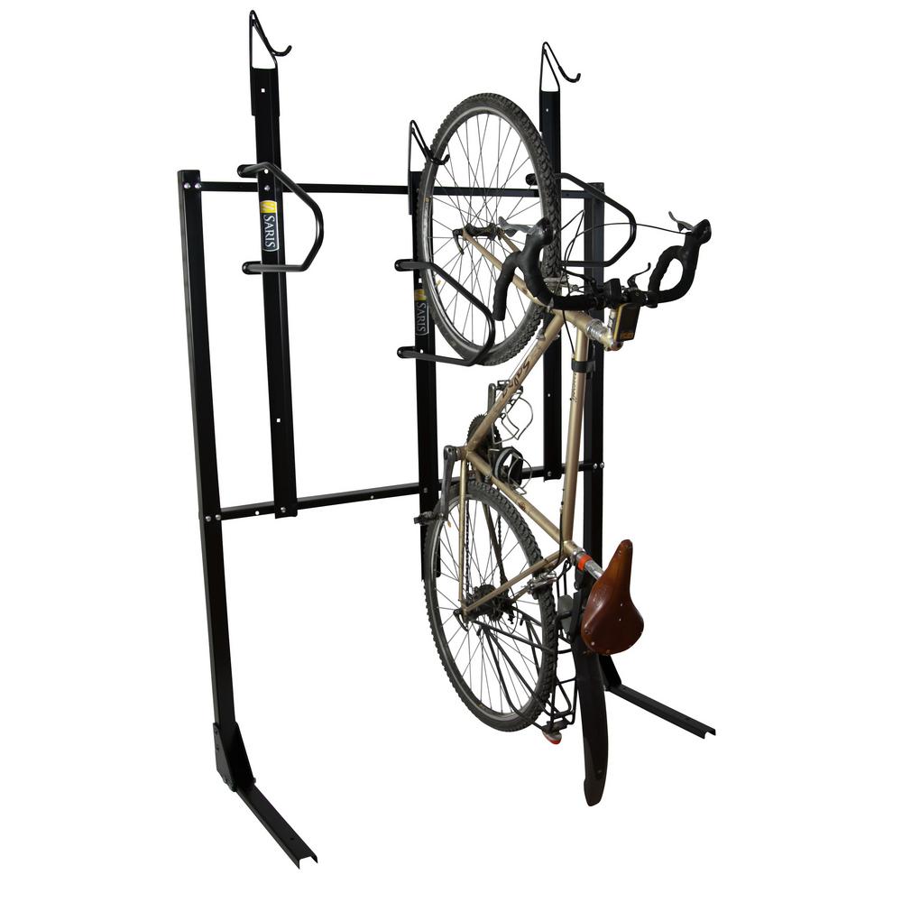 vertical bike rack with lock