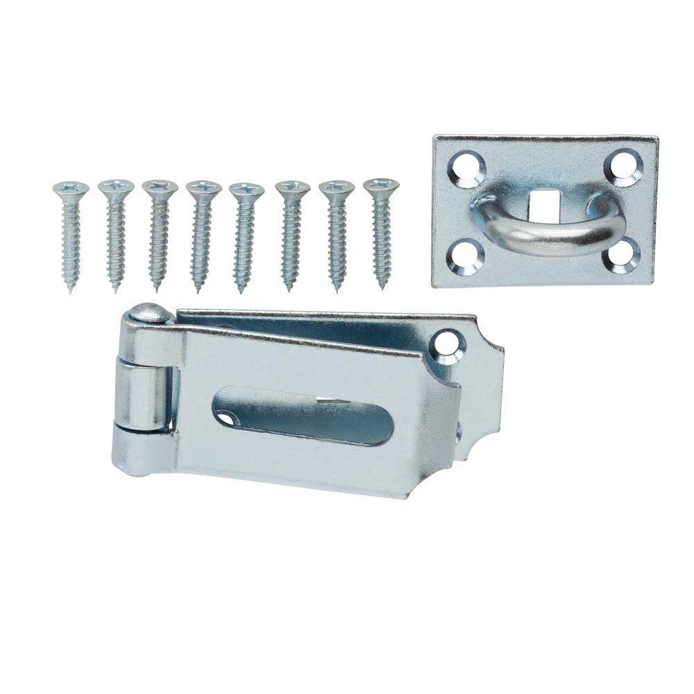 Everbilt 71/2 in. Zinc Plated Fixed Staple Hinge Hasp13601 The Home