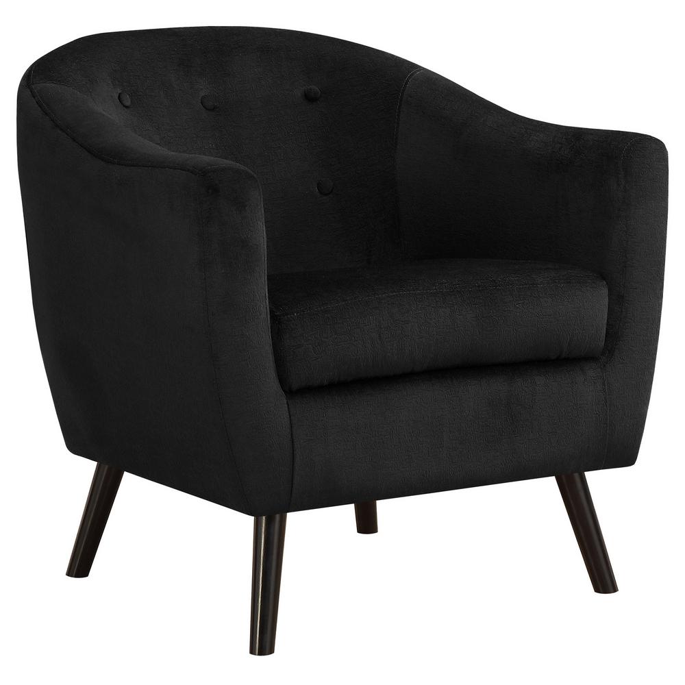 black accent chair
