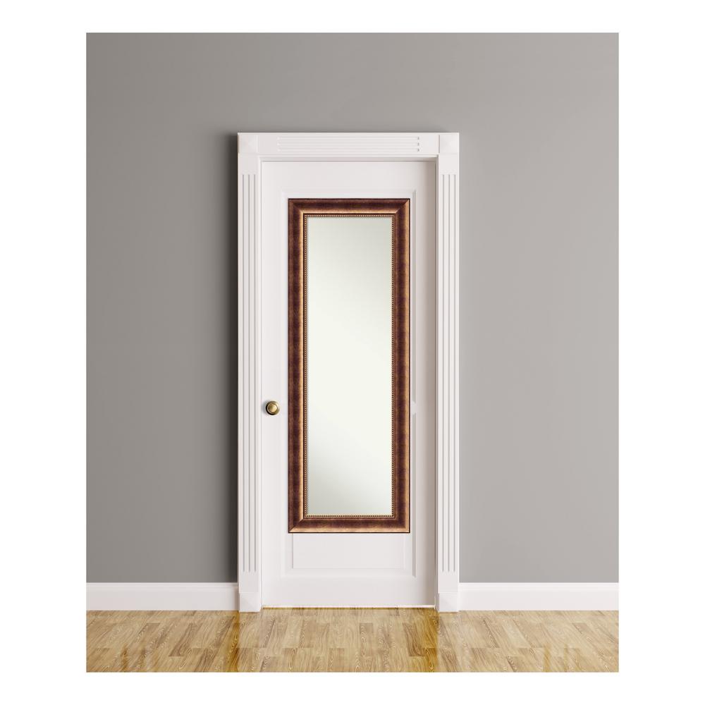 Amanti Art Manhattan Bronze Wood 20 In W X 54 In H On The Door