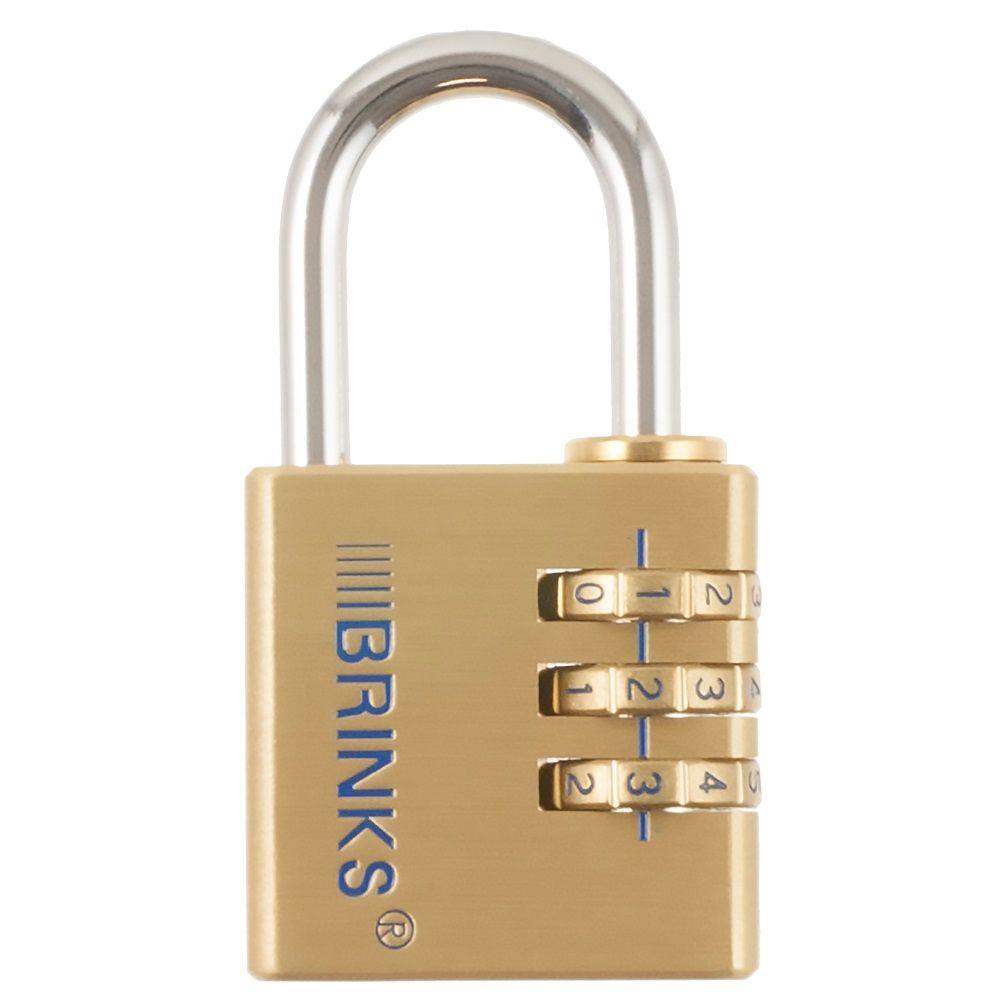 how to open brinks combination lock
