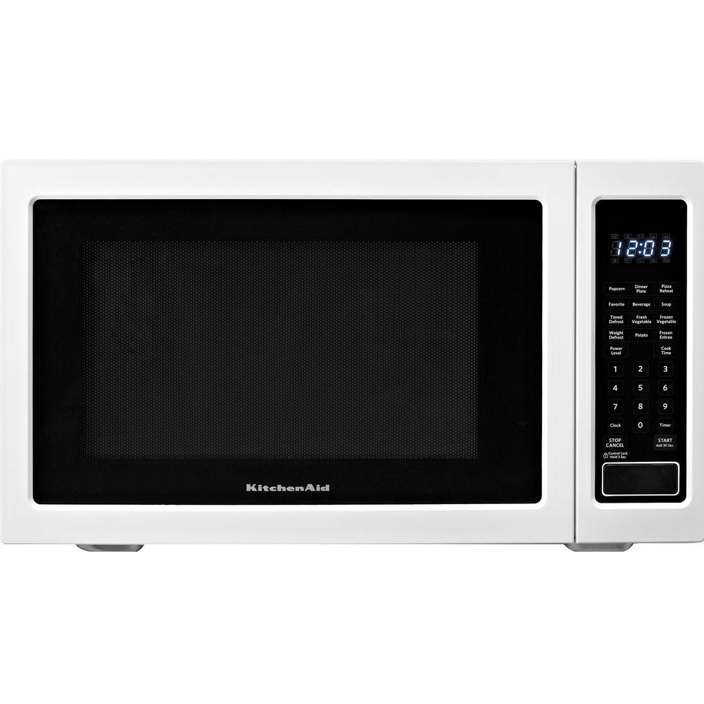 Whirlpool 0 5 Cu Ft Countertop Microwave In White Wmc20005yw The Architect Series Ii 1 6 Cu Ft Countertop Microwave In White Built