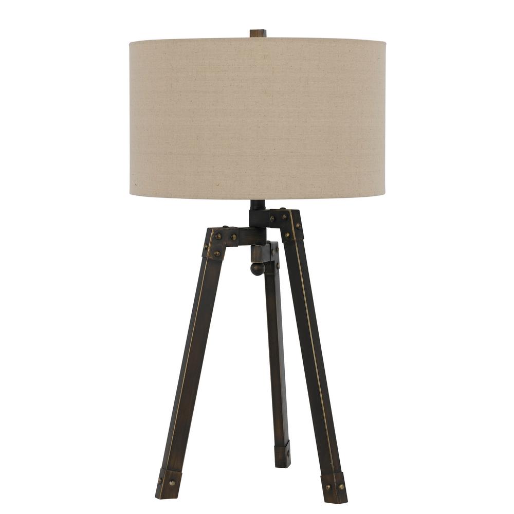 metal tripod table lamp