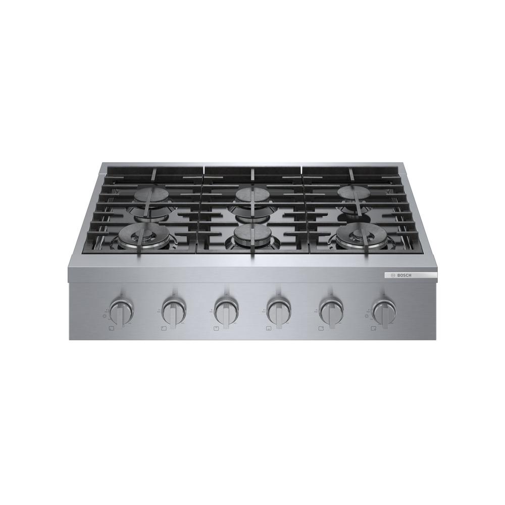 KitchenAid 36 in. Gas Downdraft Cooktop in Stainless Steel with 5