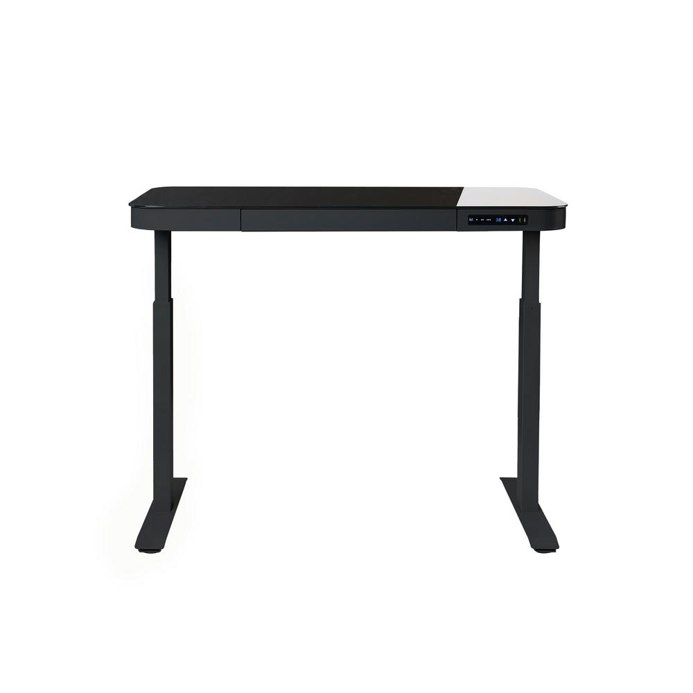 Seville Classics Airlift Black 47 In Tempered Glass Electric Seville Classics Airlift Black 47 In