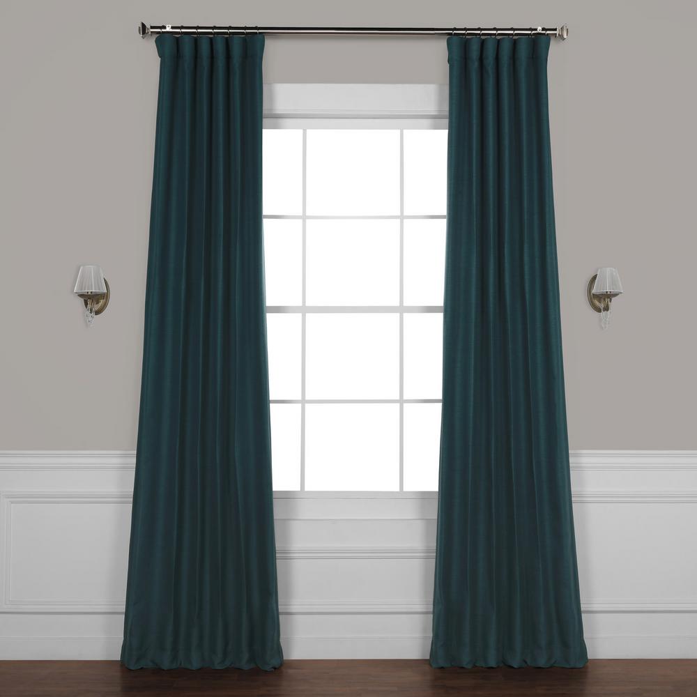 teal and grey curtain fabric