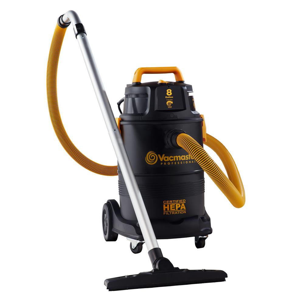 Vacmaster 8 Gal Hepa Wet Dry Vac With 2 Stage Motor Hepa Wet Dry Vac With 2 Stage Motor