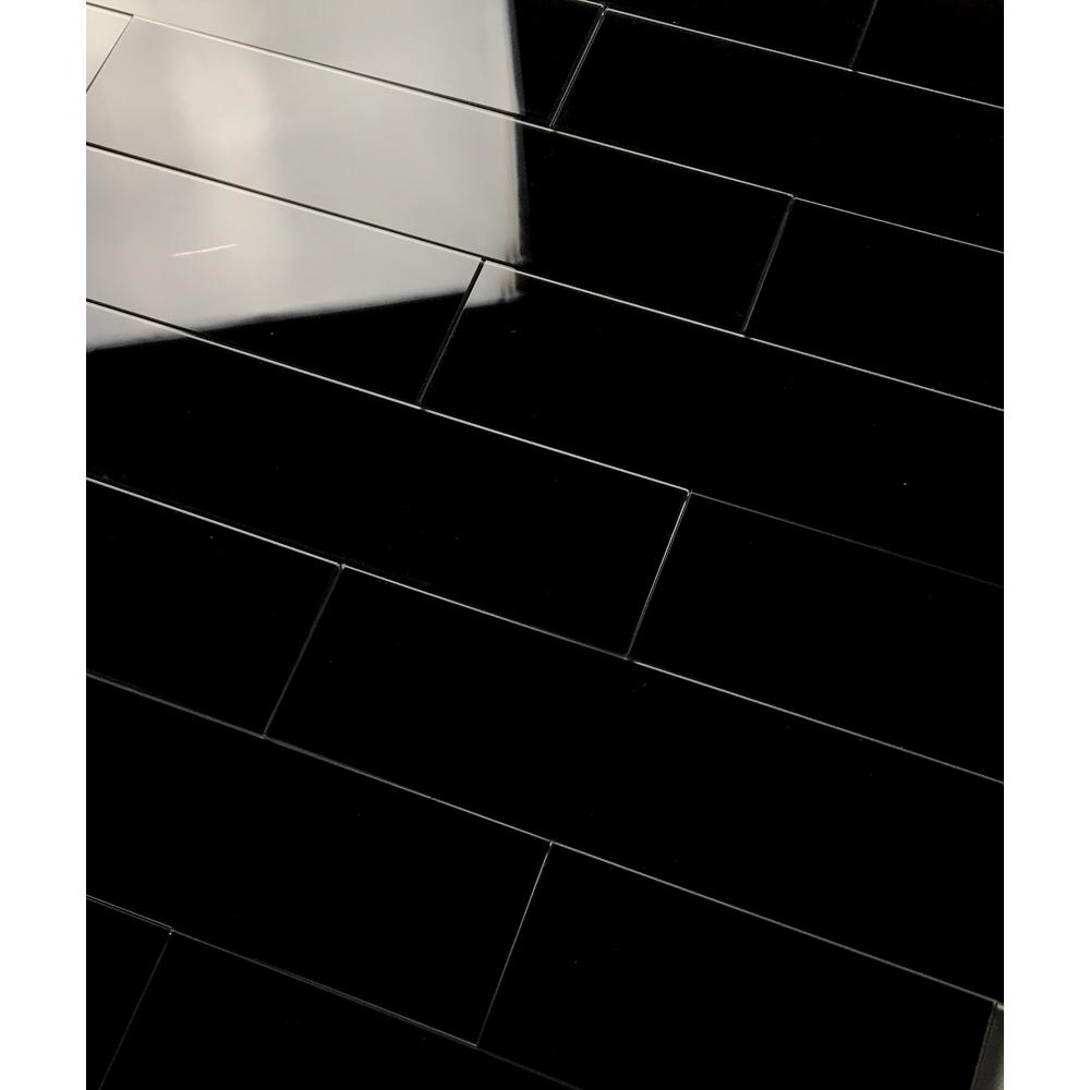 reflective subway tile