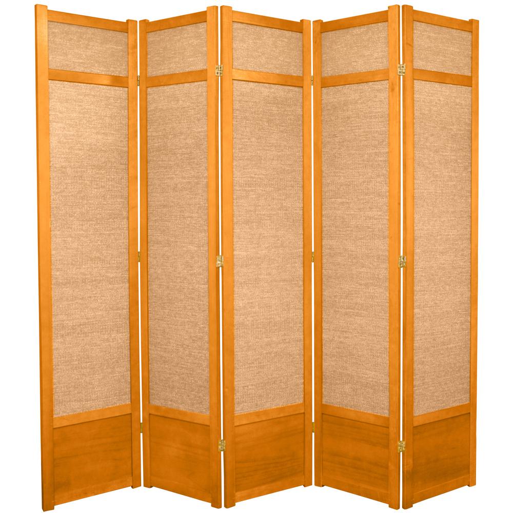 Oriental Furniture 7 ft. Honey Eudes 0Panel Room DividerDOOREUDES