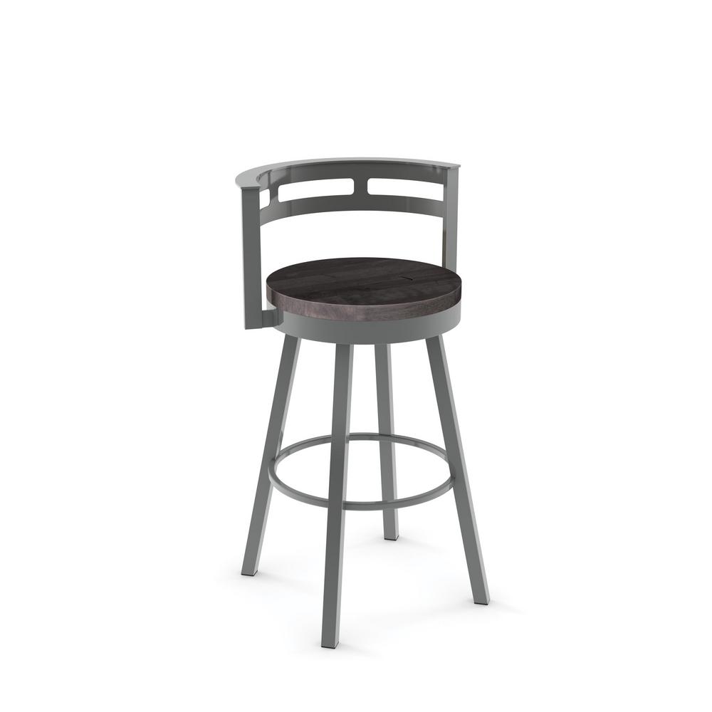 Vector 26 In Grey Metal Wood Counter Stool 41243 2484 The Vector 26 In Grey Metal Wood Counter Stool 41243 2484 The Home Depot