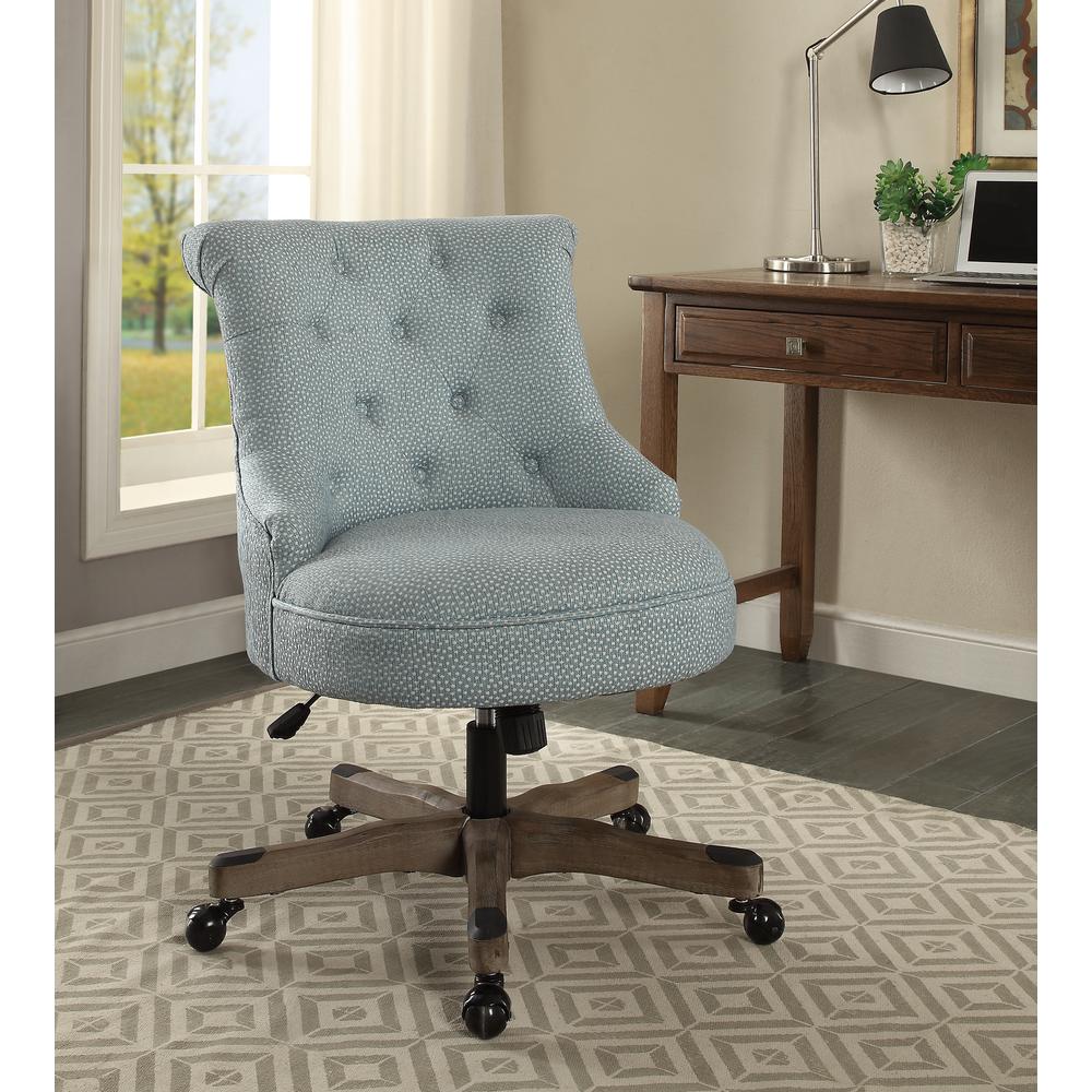 Polka dot desk chair