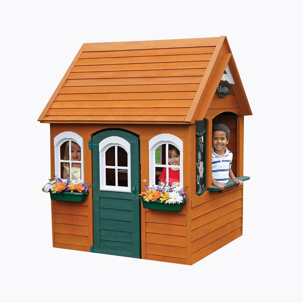 Kidkraft Bayberry Wooden Playhouse P280050 The Home Depot