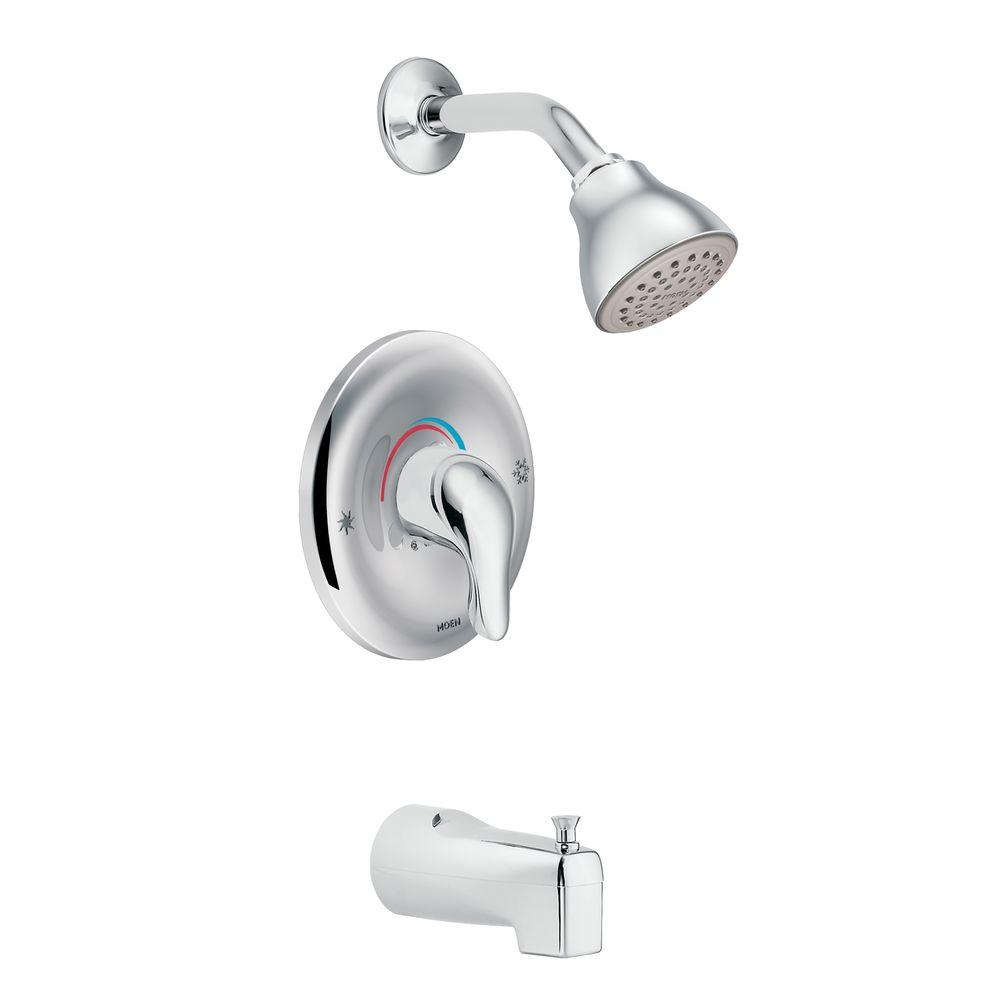 MOEN Chateau Single-Handle 1-Spray Tub and Shower Faucet ...