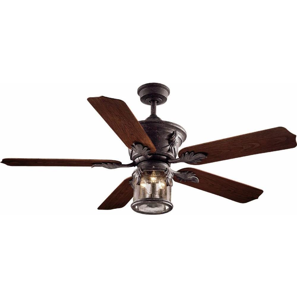 Hampton Bay Milton 52 In Indoor Outdoor Oxide Bronze Patina Ceiling   Oxide Bronze Patina Hampton Bay Ceiling Fans With Lights Ac370 Obp 64 1000 