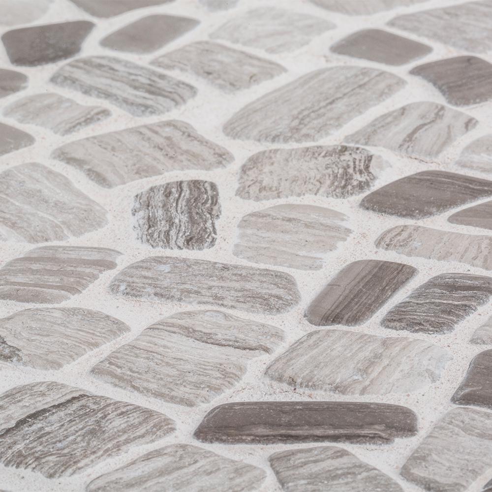 Pebble Tile Natural Stone The Home Depot Pebble Tile Natural Stone The