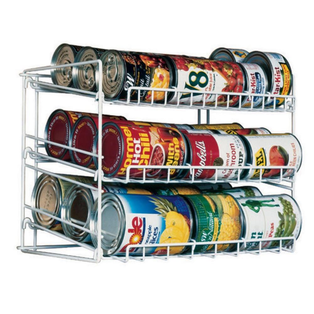 36 Can Storage Rack Pantry Organizer, Canned Food Storage Rack Uk