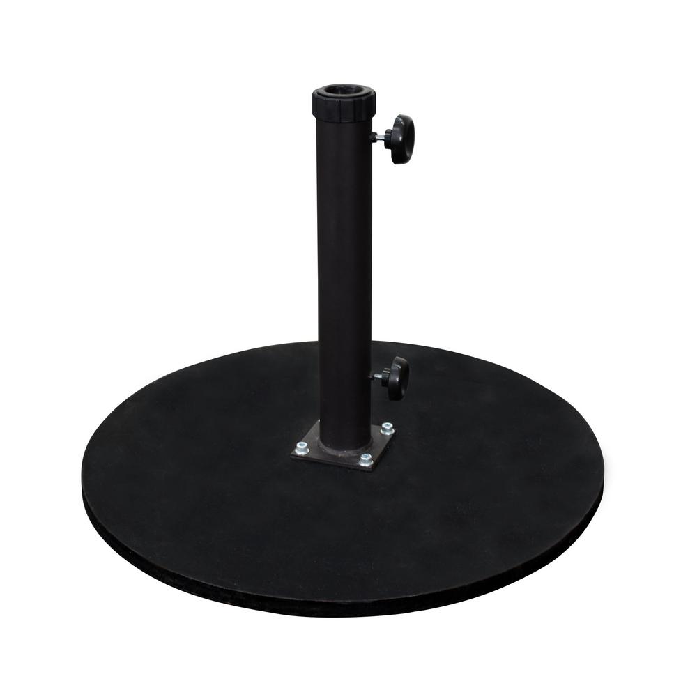 California Umbrella 95 Lb Cast Iron Round Patio Umbrella Base In